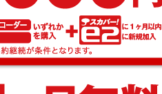 e2byスカパー！入ってますキャンペーン