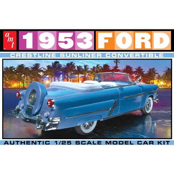 AMT|1/25 1953 フォード クレストライン・サンライナー コンバーチブル【AMT1026】|AMT1026 1953 フォード クレストライン コンバーチブル AMT|1/25 1953 フォード クレストライン・サンライナー コンバーチブル【AMT1026】|AMT1026 1953 フォード クレストライン コンバーチブル