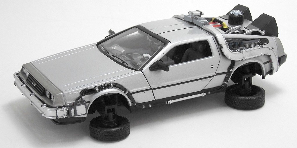 WELLY|1/24 デロリアン DMC-12 (BACK TO THE FUTURE II)フライングホイル【WE22441FV】|WELLY.WE22441FV.デロリアン WELLY|1/24 デロリアン DMC-12 (BACK TO THE FUTURE II)フライングホイル【WE22441FV】|WELLY.WE22441FV.デロリアン