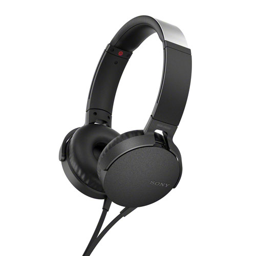 ソニー|マイク&コントローラー搭載<br>ダイナミック密閉型ヘッドホン (ブラック)|MDR-XB550AP B ソニー|マイク&コントローラー搭載<br>ダイナミック密閉型ヘッドホン (ブラック)|MDR-XB550AP B
