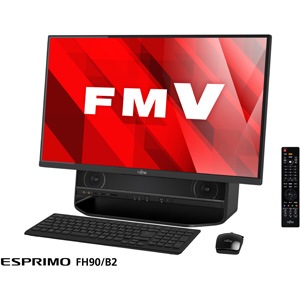 富士通|27型 デスクトップパソコン<br>FMV ESPRIMO FH90/B2 オーシャンブラック|FMVF90B2B 富士通|27型 デスクトップパソコン<br>FMV ESPRIMO FH90/B2 オーシャンブラック|FMVF90B2B