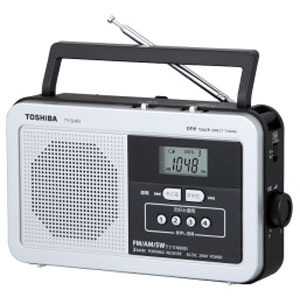 東芝|ワイドFM/AM/SW ホームラジオ|TY-SHR3-S 東芝|ワイドFM/AM/SW ホームラジオ|TY-SHR3-S