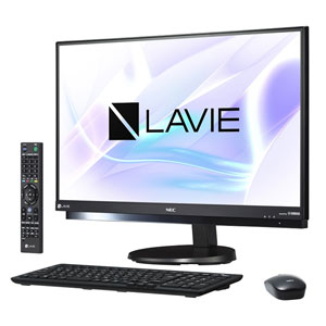 NEC|23.8型 デスクトップパソコン<br>LAVIE Desk All-in-one DA770/HAシリーズ<br>ファインブラック|PC-DA770HAB NEC|23.8型 デスクトップパソコン<br>LAVIE Desk All-in-one DA770/HAシリーズ<br>ファインブラック|PC-DA770HAB