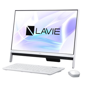 NEC|23.8型 デスクトップパソコン<br>LAVIE Desk All-in-one DA350/HAW<br>ファインホワイト|PC-DA350HAW NEC|23.8型 デスクトップパソコン<br>LAVIE Desk All-in-one DA350/HAW<br>ファインホワイト|PC-DA350HAW