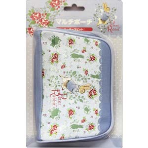 宍喰屋|マルチポーチ ピーターラビット ロマンチック|SSKY-MSP009 宍喰屋|マルチポーチ ピーターラビット ロマンチック|SSKY-MSP009