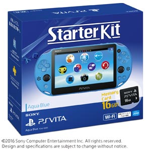 ソニー・コンピュータエンタテインメント|PlayStation(R)Vita Starter Kit アクア・ブルー【お一人様一台限り】|PCHJ10030 ソニー・コンピュータエンタテインメント|PlayStation(R)Vita Starter Kit アクア・ブルー【お一人様一台限り】|PCHJ10030