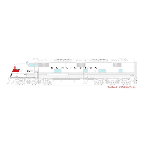 カトー|(N) 176-5404 E5A CB&Q with Red Nose Stripes #9912A|ホビ-センタ-カト-176-5404 E5A 9912A カトー|(N) 176-5404 E5A CB&Q with Red Nose Stripes #9912A|ホビ-センタ-カト-176-5404 E5A 9912A