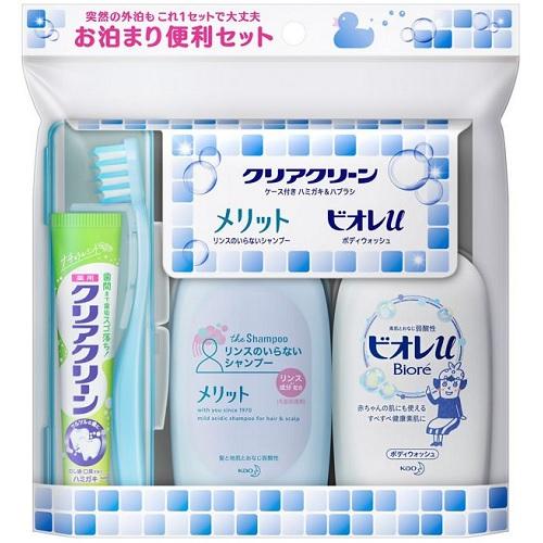 花王|クリアクリーン 携帯用(お泊まり便利セット)|CCケイタイ オトマリセツト 花王|クリアクリーン 携帯用(お泊まり便利セット)|CCケイタイ オトマリセツト