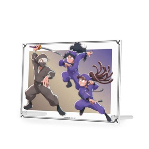 忍たま乱太郎 サンリオ A5 六年生集合 アクリルパネル 忍たま乱太郎×サンリオキャラクターズ』 POP UP SHOP in TOWER