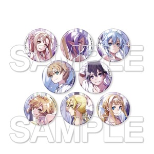 ソードアート・オンライン abec 画集発売記念 缶バッジ 全12個セット □グッズ□『ソードアート・オンライン』abecトレーディング缶