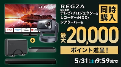 REGZA 対象商品 まとめ買いでお得！