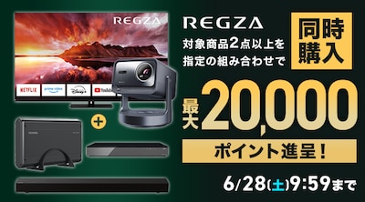 REGZA 対象商品 まとめ買いでお得！