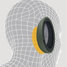 エルゴノミック3Dイヤーパッド