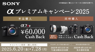 SONY αプレミアムキャンペーン