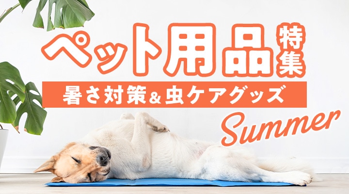 ペットの暑さ＆虫ケア対策グッズ
