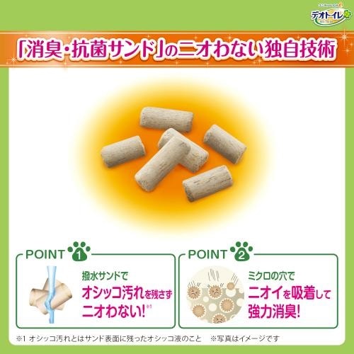 デオトイレ消臭抗菌サンド２点とシート5点セット 5種類から1セット選択] デオトイレ 猫用 消臭・抗菌サンド