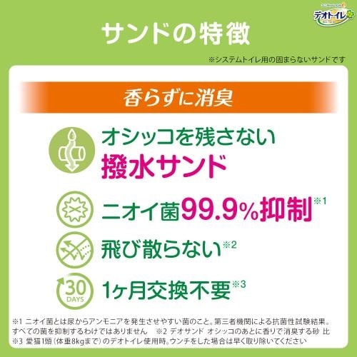 デオトイレ 消臭・抗菌サンド 2L | ユニ・チャーム | デオトイレ