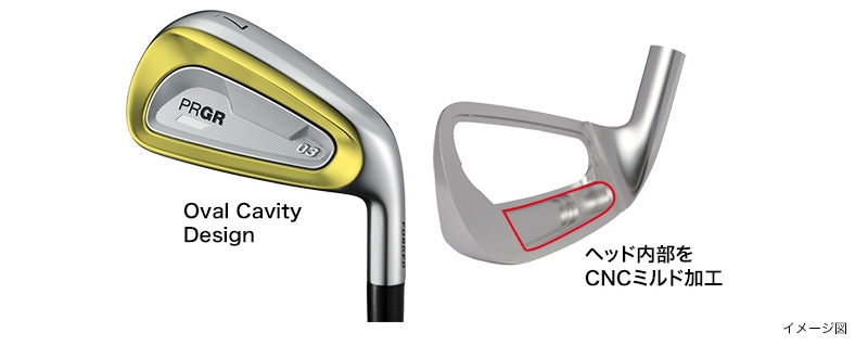 PRGR IRONs 03 アイアン #5(スペックスチールⅢ Ver.2 シャフト