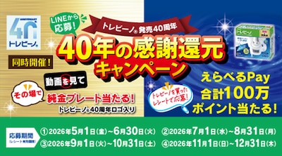 ���� �g���r�[�m40���N�L�O�L�����y�[��