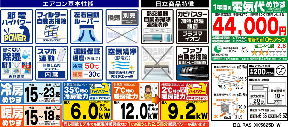 ⭕️2021年製11～17畳用 冷暖房エアコン✅設置工事可✅1年保証✅分解洗浄済 2021年製 保証期間内 コロナ 冷暖房エアコン 6畳 CSH
