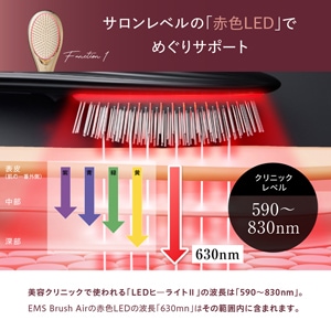 EMSヘアブラシ（ホワイト） | WAVEWAVE | WH4101-WH | Joshin