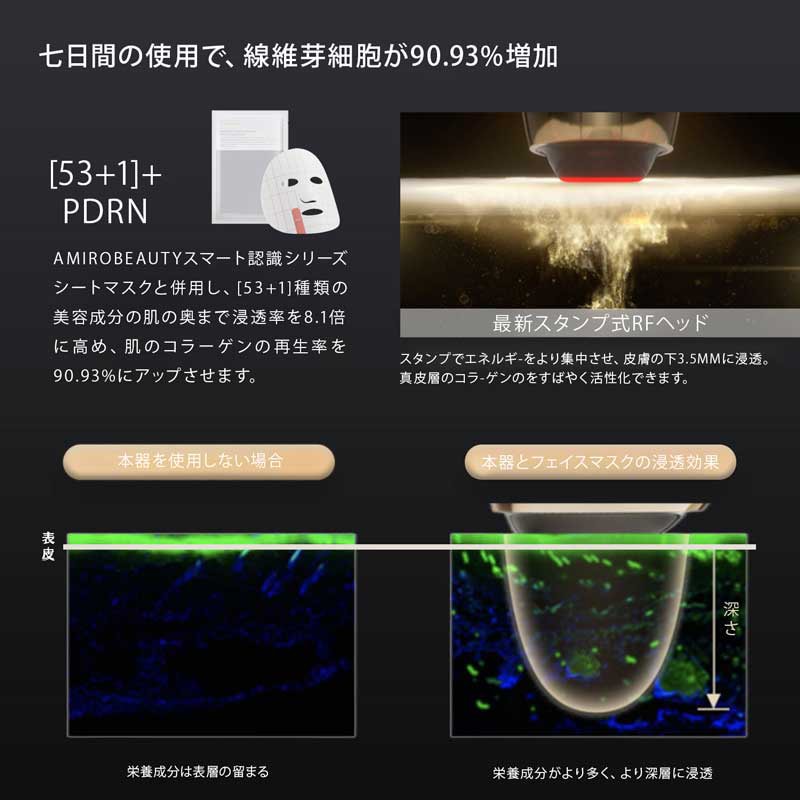 RF美顔器（ゴールド） | AMIRO | ABF202E | Joshin webショップ 通販
