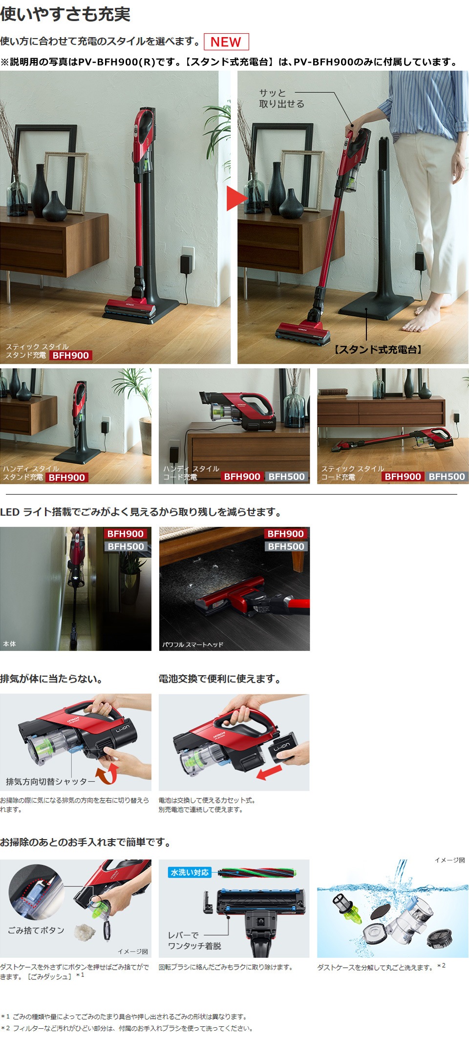 使いやすさも充実