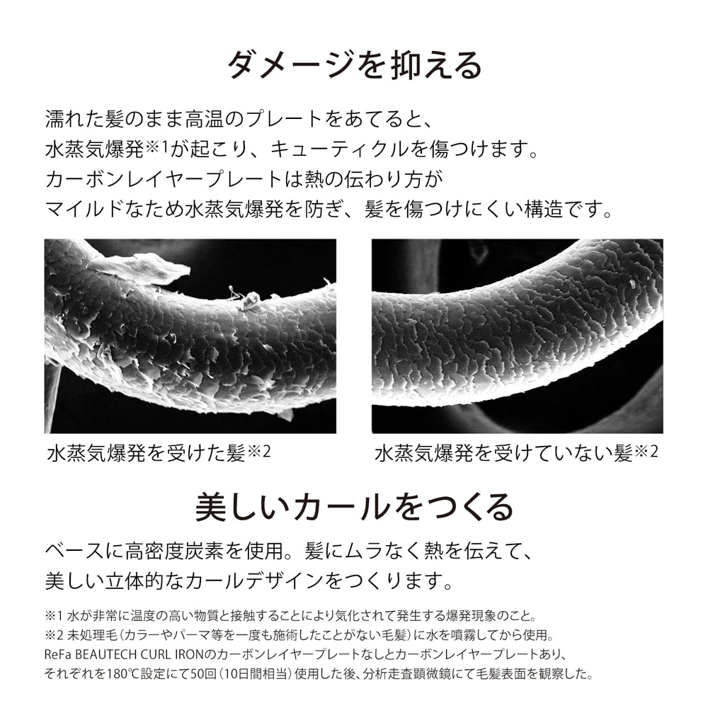 カールアイロン【32mm】(ホワイト) | MTG | RE-BK-02A | Joshin