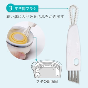 すき間ブラシ
