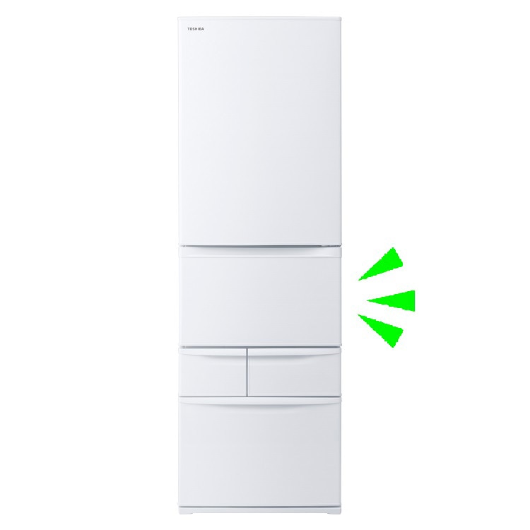 東芝冷蔵庫グランホワイトGR-T41GXKL-EW 　5ドア 左開き 411L Amazon.co.jp: 東芝 冷蔵庫 幅60㎝ 411L グランホワイト GR