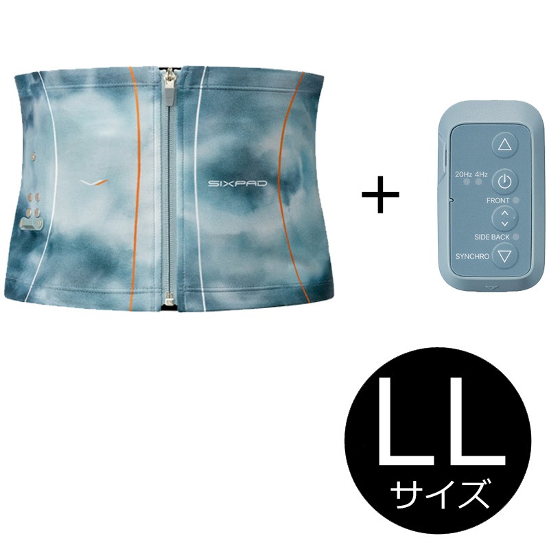 有名ブランド シックスパッド コアベルト【LLサイズ】【グレー パワースーツ 矯正用品・補助ベルト