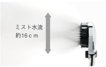 シャワーヘッド ナノバブル ミスティリッチシャワー SH220-2Tグレー ミスティリッチシャワー グレー | 水生活製作所 | SH220-2T