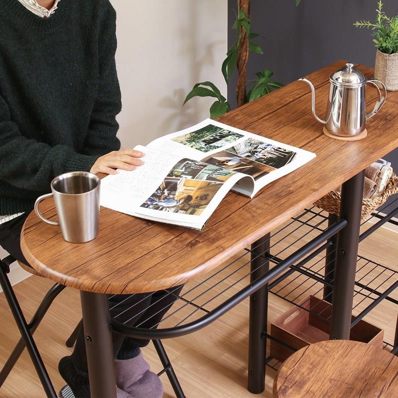 【美品】カウンターテーブル（チェア付）　白色 楽天市場】カウンターテーブル セット 収納 白 木製 カウンター