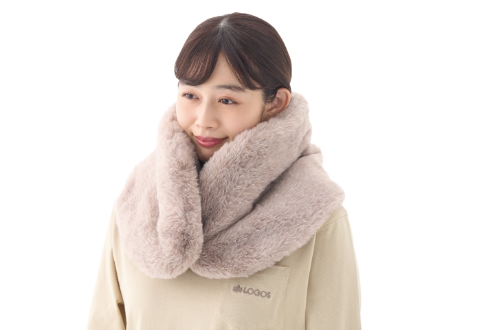 丸洗いラビットファータッチシュラフ・-2 うさみみ付（ベージュ