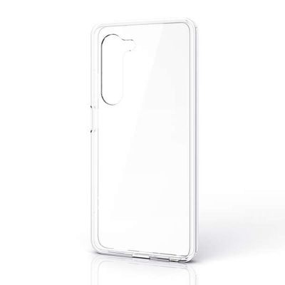 OPPO A5 5G用 ハイブリッドカバーケース【衝撃吸収/ストラップホール付