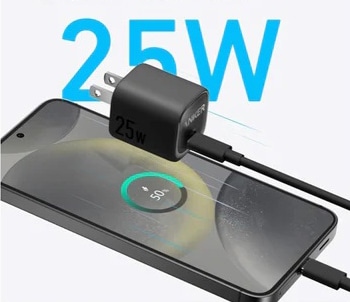 PD 25W対応 AC充電器 USB-C×1ポート（ブラック） | Anker