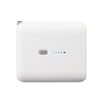モバイルバッテリー コンセント一体型 5000mAh 12W 出力(USB A×2