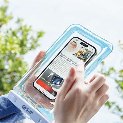 6.9インチ対応 スマートフォン用防水ケース IPX8 (防水ケース×1
