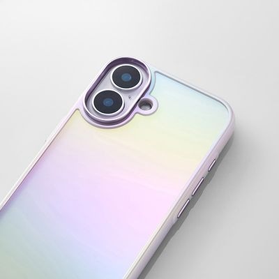 iPhone 16用 ハイブリッドケース 衝撃吸収 カメラレンズ保護設計