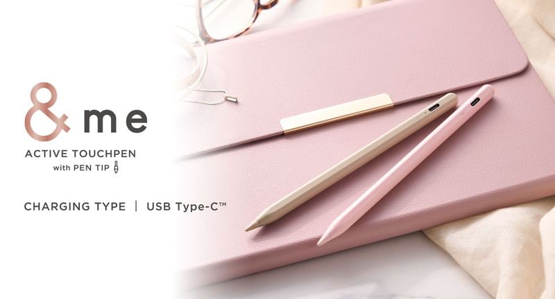 タッチペン スタイラスペン 充電式 USB Type-C 充電 磁気吸着