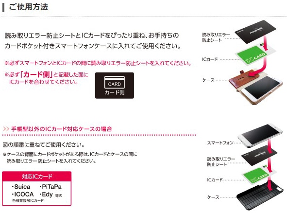 ICカード用読み取りエラー防止シート (1枚用) | エレコム | P ICカード用読み取りエラー防止シート (1枚用) | エレコム | P