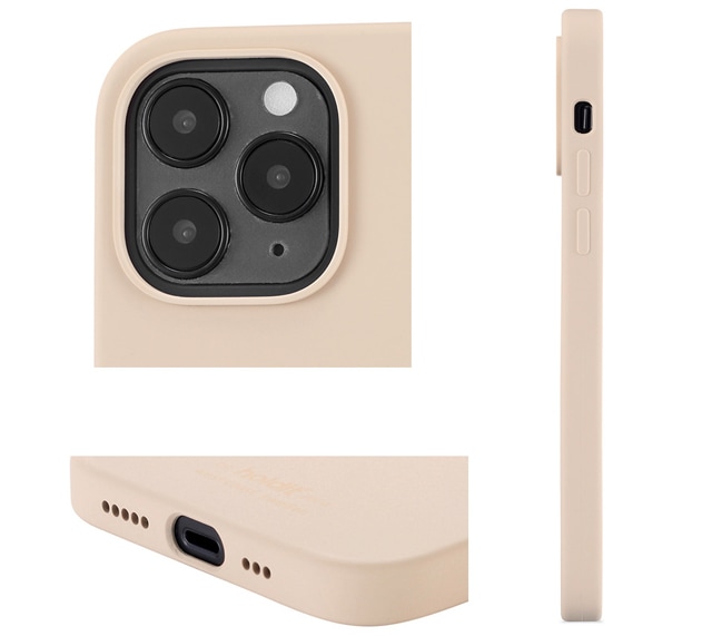 iPhone11用 ソフトタッチシリコンケース （ミネラルブルー