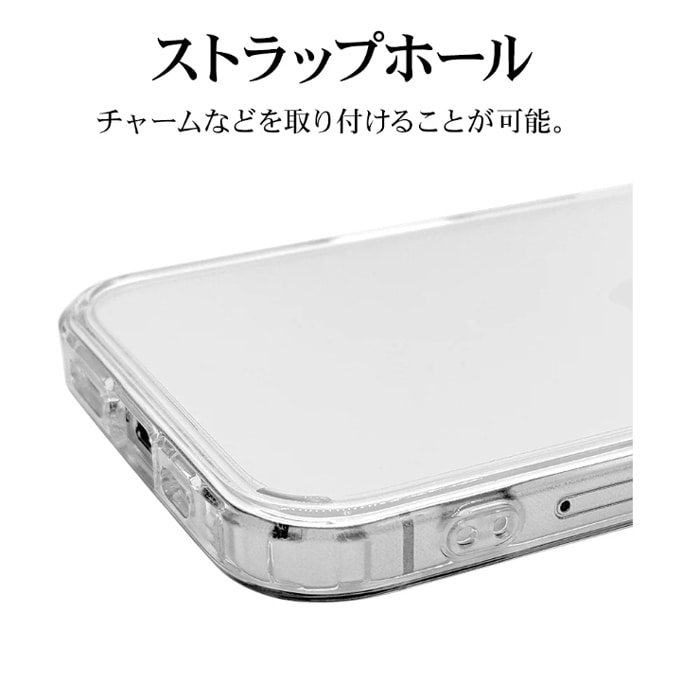 iPhone 16用 ハイブリッドケース TPU×PC（クリア） | ラスタ