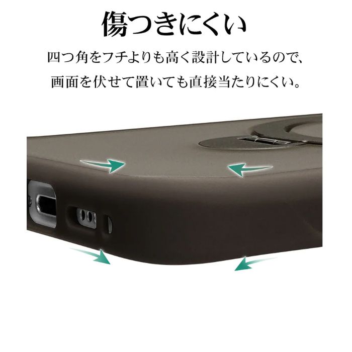iPhone 16用 ZEROSAFE SHAFT カメラ周囲保護 MagSafe対応 360