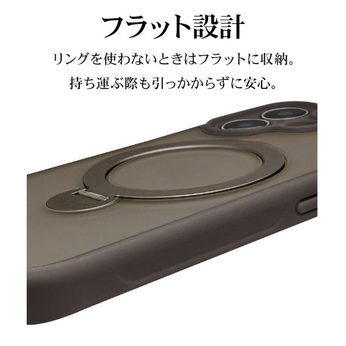 iPhone 16用 ZEROSAFE SHAFT カメラ周囲保護 MagSafe対応 360