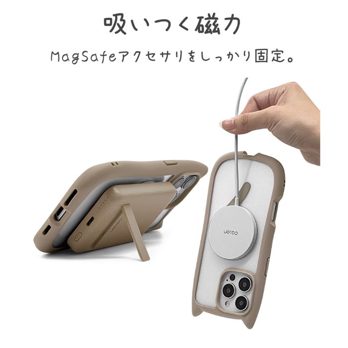 iPhone 16 Pro Max用 MIMI 猫耳ハイブリッドケース TPU×PC