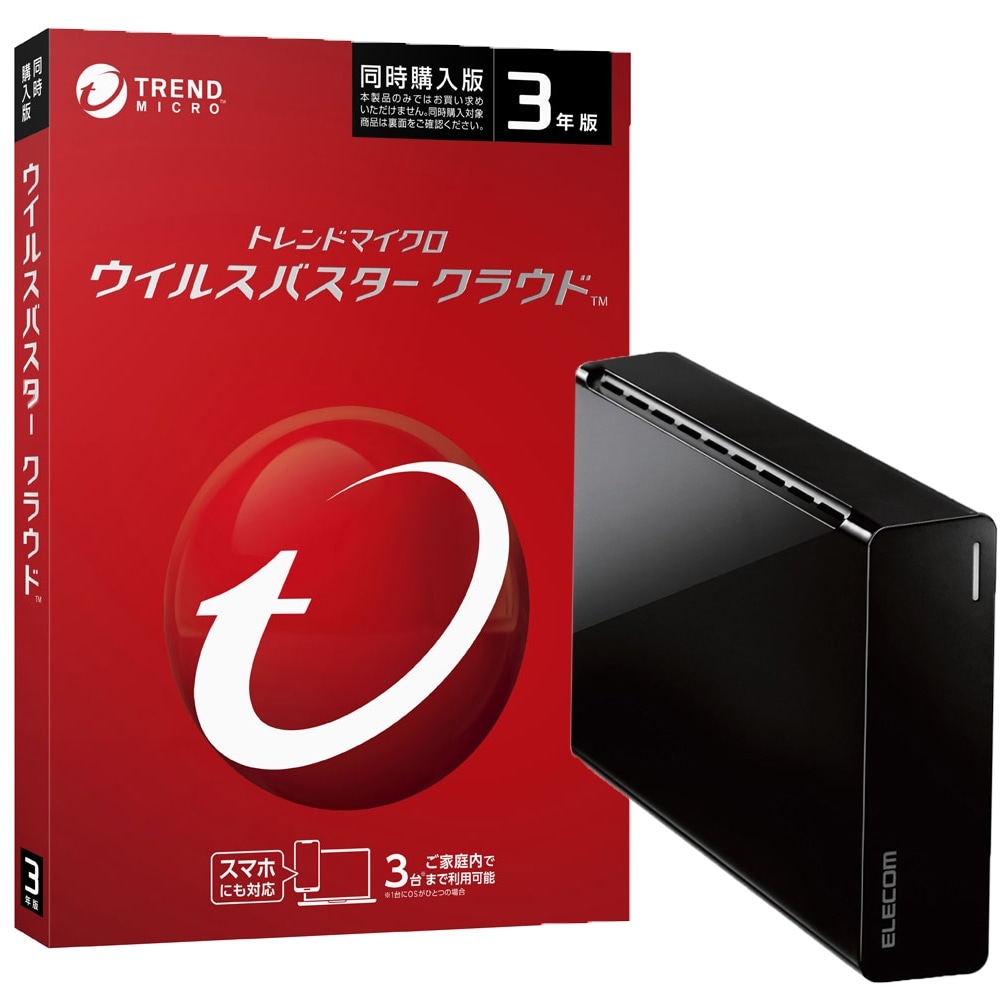 ウイルスバスター クラウド 3年版 同時購入用 - PC周辺機器