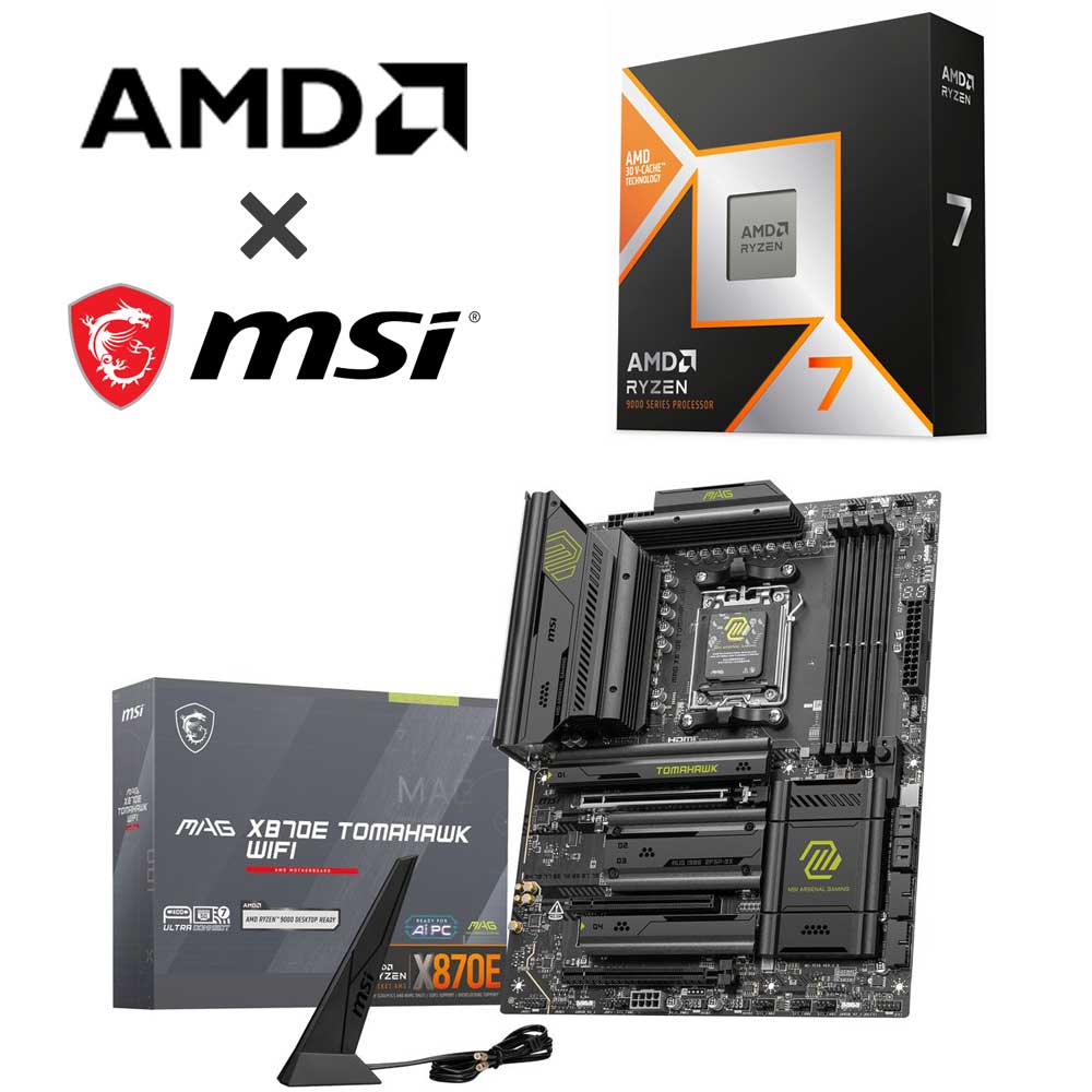 AMD Ryzen 7 9800X3D, ASUS B650-E TUF Gaming WiFi AM5, G
