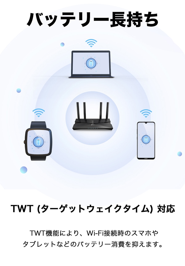 バッテリー長持ち