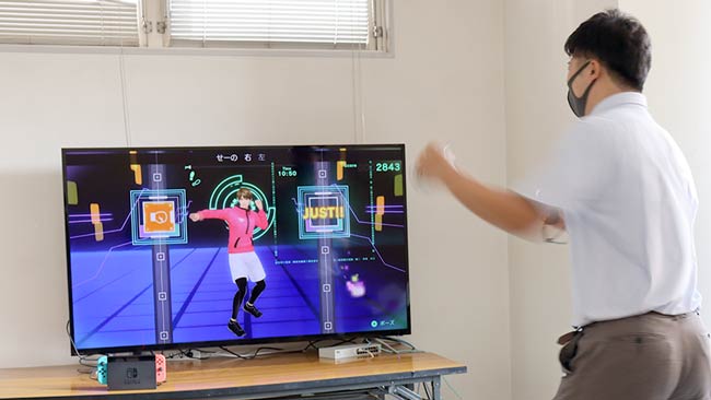 男性スタッフもチャレンジ!